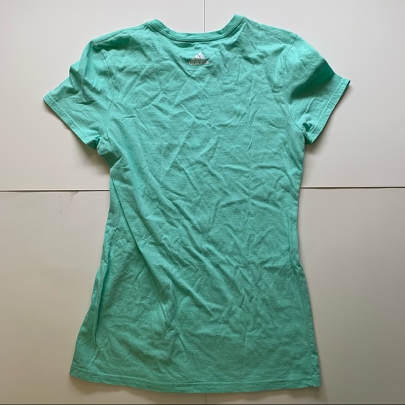 2 Adidas Blue and Green T-Shirts - Picture 9 of 11